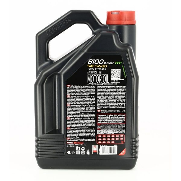 MOTUL 8100 X-CLEAN EFE 5W-30_4L | Motul Shop